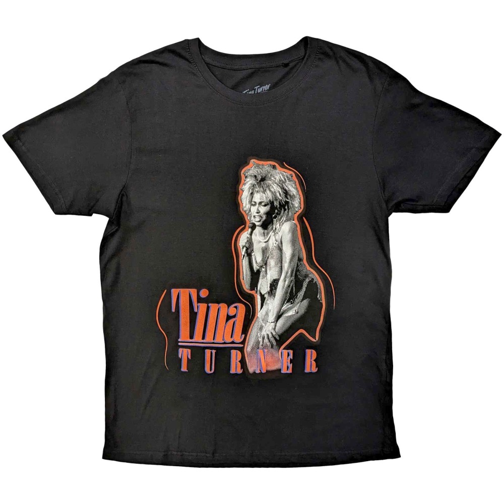 Tina Turner - Neon Mens Tshirt - Black